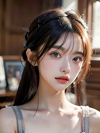 中长发直发与混血儿：跨越时空的美丽邂逅