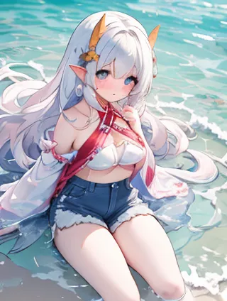 五星红旗与国画荷花：两种艺术的交响